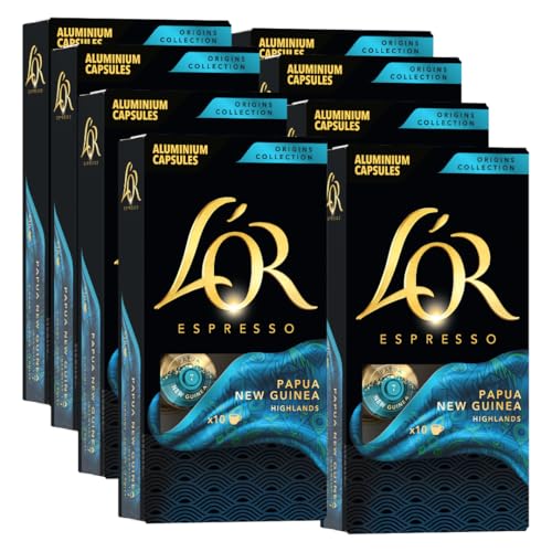 L'OR Espresso Capsules 80 Count Papua New Guinea - Compatible with L'OR BARISTA & Nespresso Machines