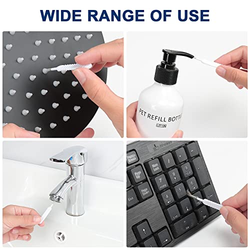 NearMoon Shower Head Cleaning Kit with 3 Brushes & 30 Silicone Nozzle Replacements