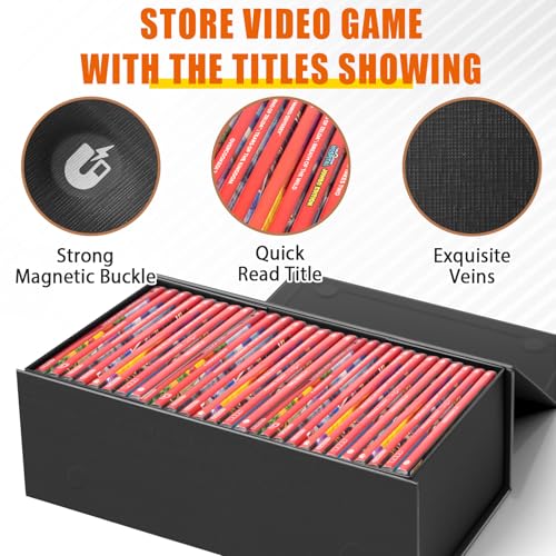 Nintendo Switch Game Storage Box for 28 Discs - Black