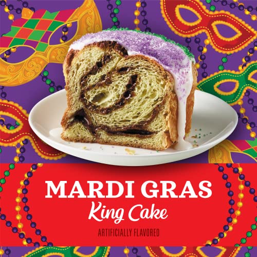 Community Coffee Mardi Gras King Cake Flavored Ground Coffee, 32oz