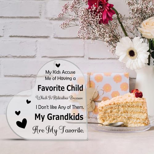 Grandparents Acrylic Sign Plaque - Thoughtful Gift for Grandma & Grandpa