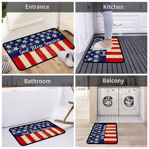 God Bless America Doormat - 250th Anniversary Welcome Mat