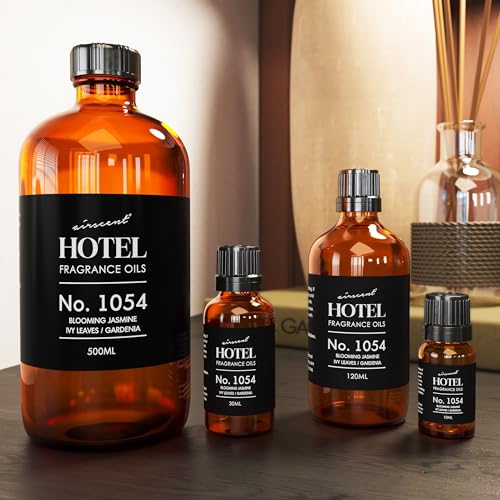Air-Scent Jasmine Hotel Diffuser Oil - Luxury Fragrance Blend, 0.34 Fl Oz