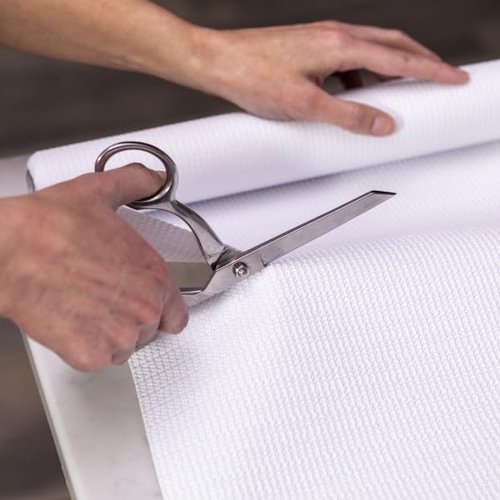 Duck Brand Smooth Top EasyLiner Non-Adhesive Shelf Liner, White, 12-Inch x 20-Foot Roll, 3 Pack