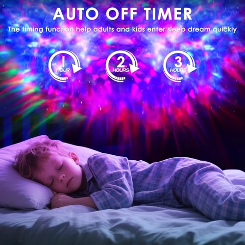 Ecorura Galaxy Sunset Projector Light with Remote and Timer, 41 Modes