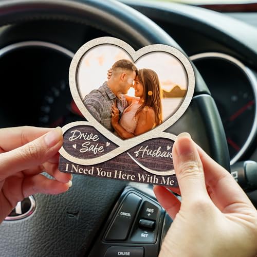 Heart Infinity Drive Safe Christmas Car Visor Ornament for Husband - Holiday Gift