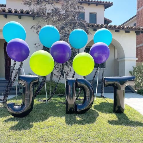 Black Letter Q Foil Balloon 40 Inch for Party Decorations