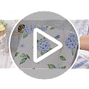 Tegeme Floral Kitchen Towels Set - 2 Pcs Wildflower Dish Towels