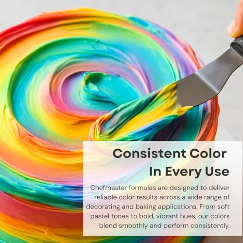 Chefmaster Liqua-Gel® Royalty Blue Food Coloring - Professional-Grade Dye for Icing & Fondant | 0.70 oz