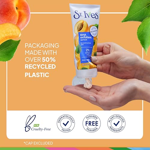 St. Ives Acne Control Apricot Face Scrub, Deep Exfoliating, 6 oz