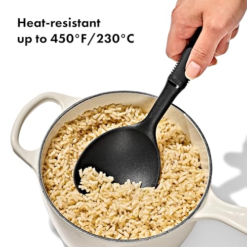 OXO Good Grips Nylon Rice Paddle - Heat-Resistant Non-Stick Safe Server