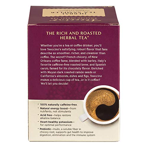 Teeccino Herbal Tea Sampler Variety Pack - 12 Bags, Caffeine-Free