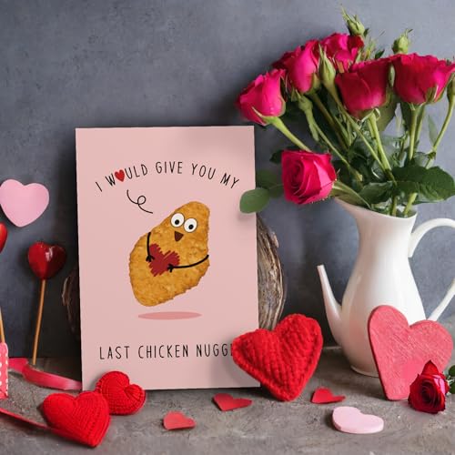 Funny Food Valentine's Day Card - Cute Anniversary Gift