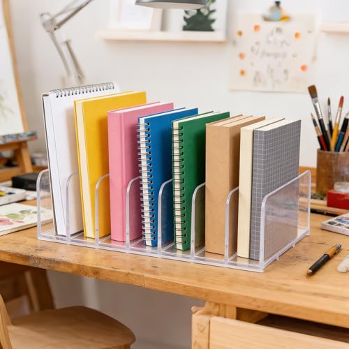 Gabrella Clear Acrylic CD Holder - Stackable DVD & Media Storage Rack (2 Pcs)