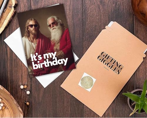 Funny Christmas Card - Hilarious Xmas Card for Friends & Family
