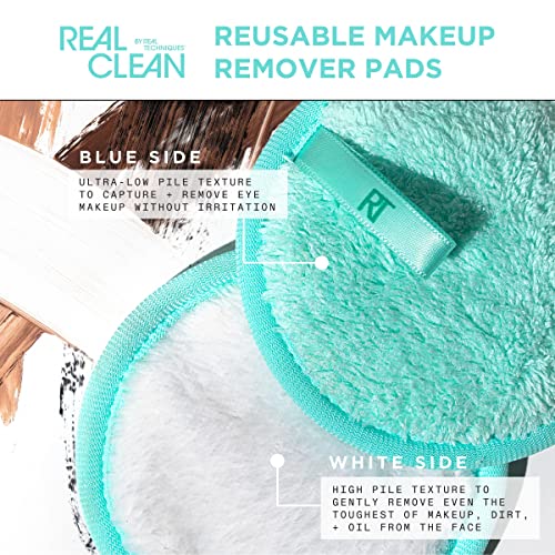 Real Techniques Reusable Makeup Remover Pads - Dual-Sided 2 Count