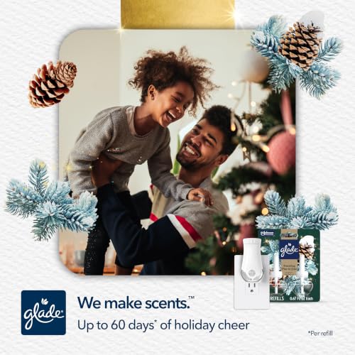 Glade PlugIns Scented Oil Refills, Twinkling Pine & Cedar, 2-Pack