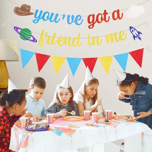 You've Got A Friend in Me Birthday Banner & Pennant Streamers
