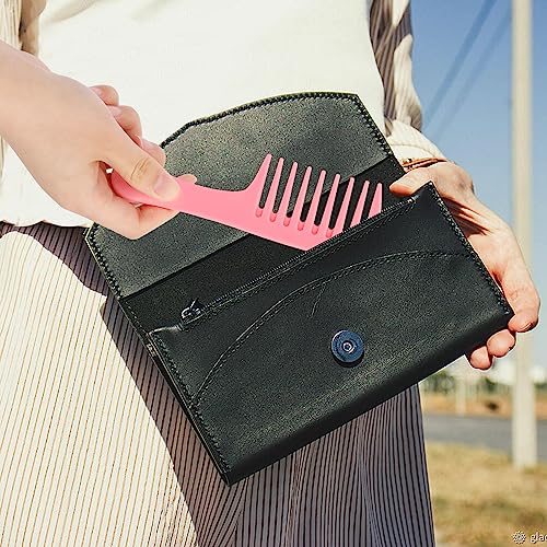 Mozeat Lens Mini Wide Tooth Hair Comb - 2 Pcs Travel Detangling Combs