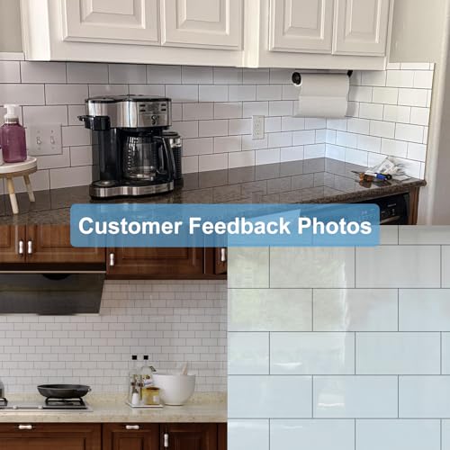 Yipscazo Peel and Stick Backsplash Tile - 3D PVC Composite, 2 Pieces