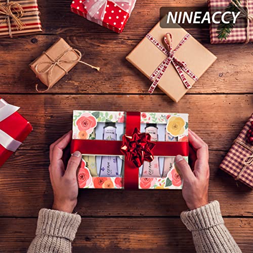 Nineaccy Hand Cream Gift Set - 5-Pack Travel Size Moisturizing Lotion for Dry Skin