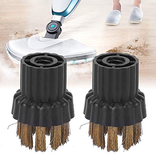 Brass Wire Brush Nozzles for Steam Mop X5 - 2 Pack Replacement Heads