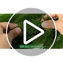Artificial Norfolk Pine Garland 6 Ft - 2 Pack Dense Christmas Greenery for Holiday Decor