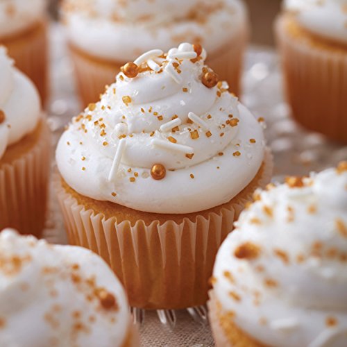 Wilton Gold Sugar Pearls Edible Cake Sprinkles - 4.8 oz, Pack of 2