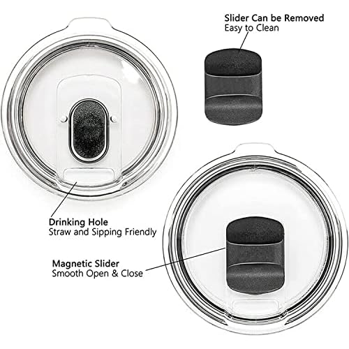 20 oz Magnetic Spill Proof Tumbler Lid - Compatible With Yeti Rambler replacement lid, zark Trail,Old Style Rtic Replacement Lid (2 Pack)