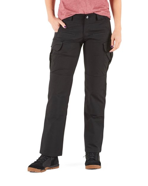 5.11 Tactical Women's Stryke Pants, Regular Fit, Gusseted, 12 Pockets, Style 64386, Black, Women's 6 Regular