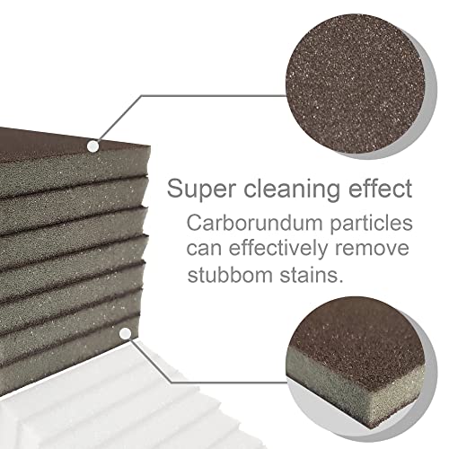 Krisler Nano Emery Carborundum Cleaning Sponges - 0.4 Inch, 8 Pack