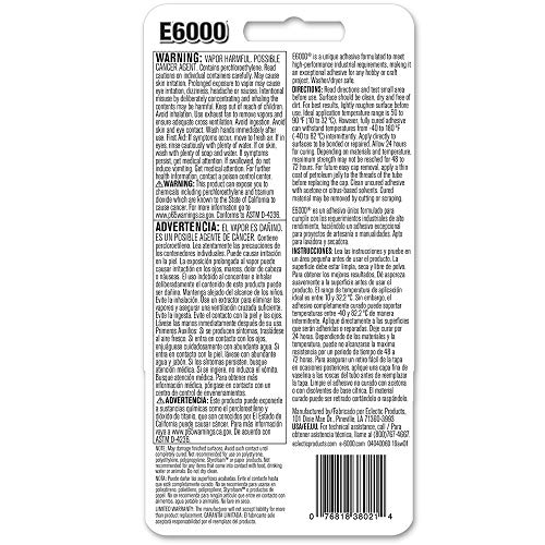 E6000 Craft Adhesive - White, 2 fl oz - Multi-Purpose Glue