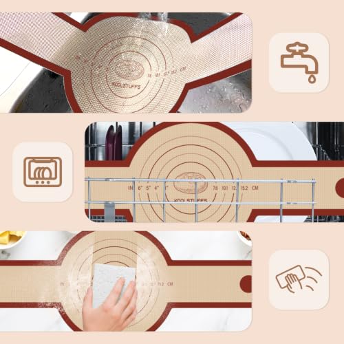 Koolstuffs Silicone Bread Sling for Dutch Oven - 2 Pack Round, Red