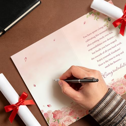 Graduation Card for Her - Premium Congrats for Daughter, Sister & Bestie