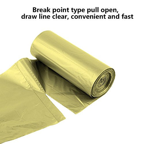 DZTZ 4 Gallon Trash Bags - 100 Counts (5 Rolls) Durable & Leakproof