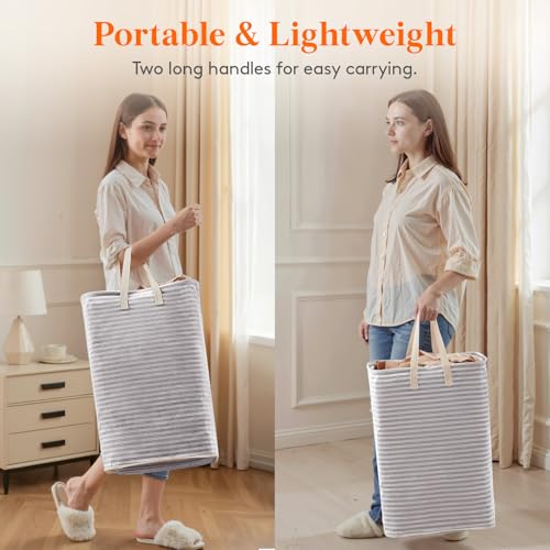 Lifewit 75L Collapsible Laundry Basket - Waterproof & Freestanding