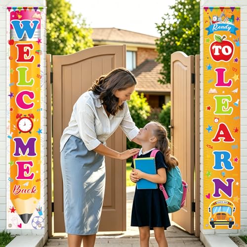 Welcome Back to School Banner - Ready to Learn & Welcome Back