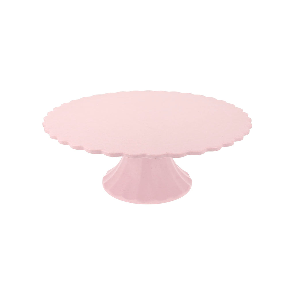 Meri Meri Medium Pink Reusable Bamboo Cake Stand (Pack of 1)