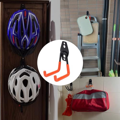Heavy Duty Garage Storage Hooks - 2 Pack Wall Mount for Tools