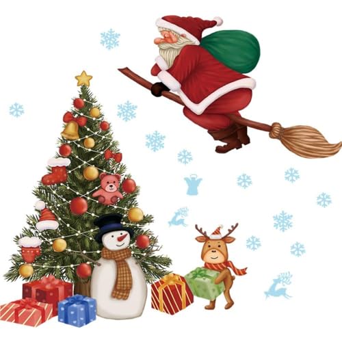 Christmas Tree Wall Sticker Decal 27x29 Inch Holiday Home Decor