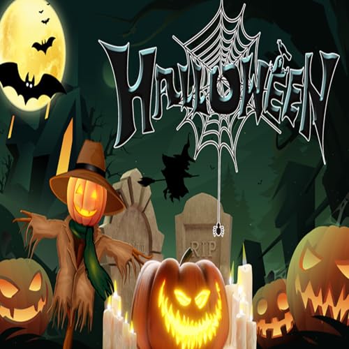 Halloween Press on Nails Medium Ballet Spider Web Glossy Green 24Pcs