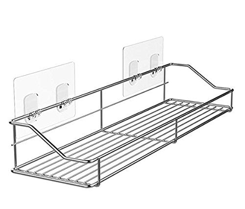 ODesign Transparent Shower Caddy Adhesive Strips – 4 Pack