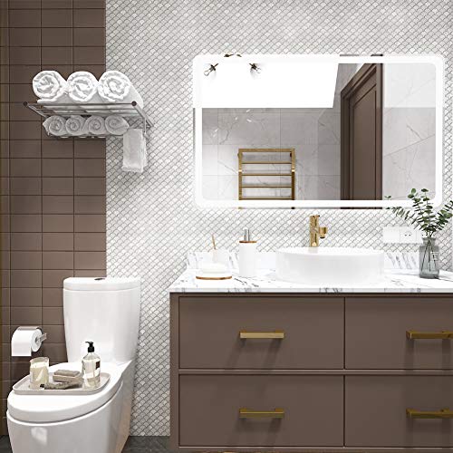 White Mother of Pearl Shell Mosaic Tile for Kitchen & Bath