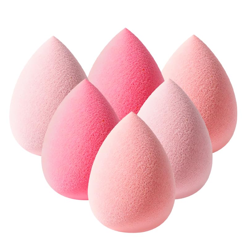 Polar Rabbit 6-Piece Latex-Free Makeup Sponge Set Soft Beauty Blenders