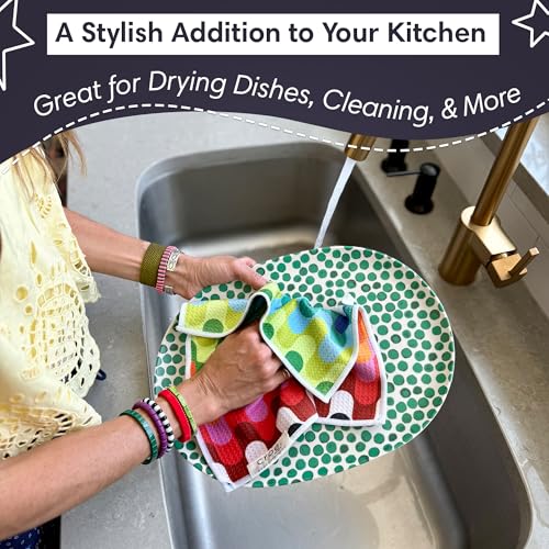 Ziggy Microfiber Double-Sided Washcloths - Super Absorbent Waffle Weave