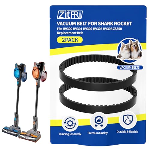 Replacement Vacuum Belts for Shark Rocket Upright Vacuums - 2 Pack