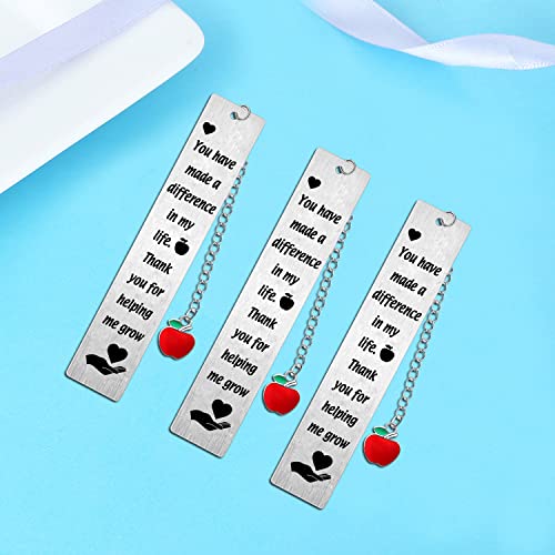 3 Teacher Bookmarks - Appreciation Gifts for Teachers