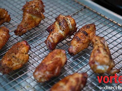 VORTEX Direct Heat Charcoal Grill Accessory - Medium Size for Weber Kettle & Big Green Egg