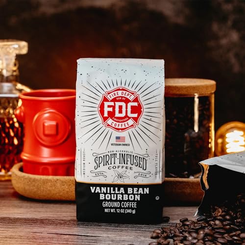 Vanilla Bourbon Infused Ground Coffee - 12 oz Pack of 2