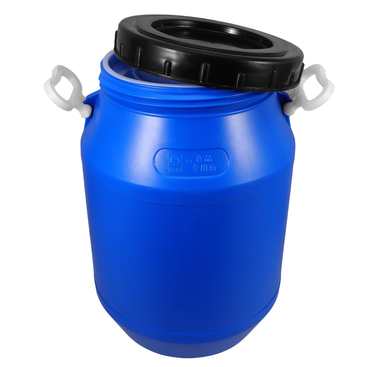 ULTECHNOVO Large Food Storage Bucket with Lid 17.71X11.81X11.81In Airtight Enzyme Barrel for Fermenting Ingredients Thick Safe Plastic Container with Handle for Pantry and Household Use